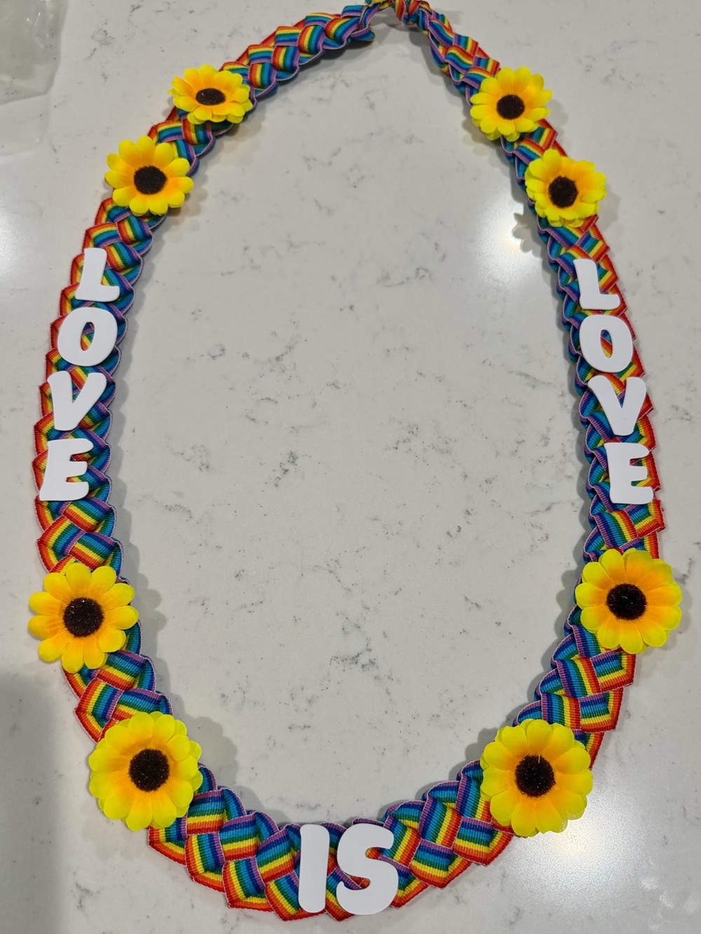 PRIDE LEI/Rainbow LEI Love IS Love